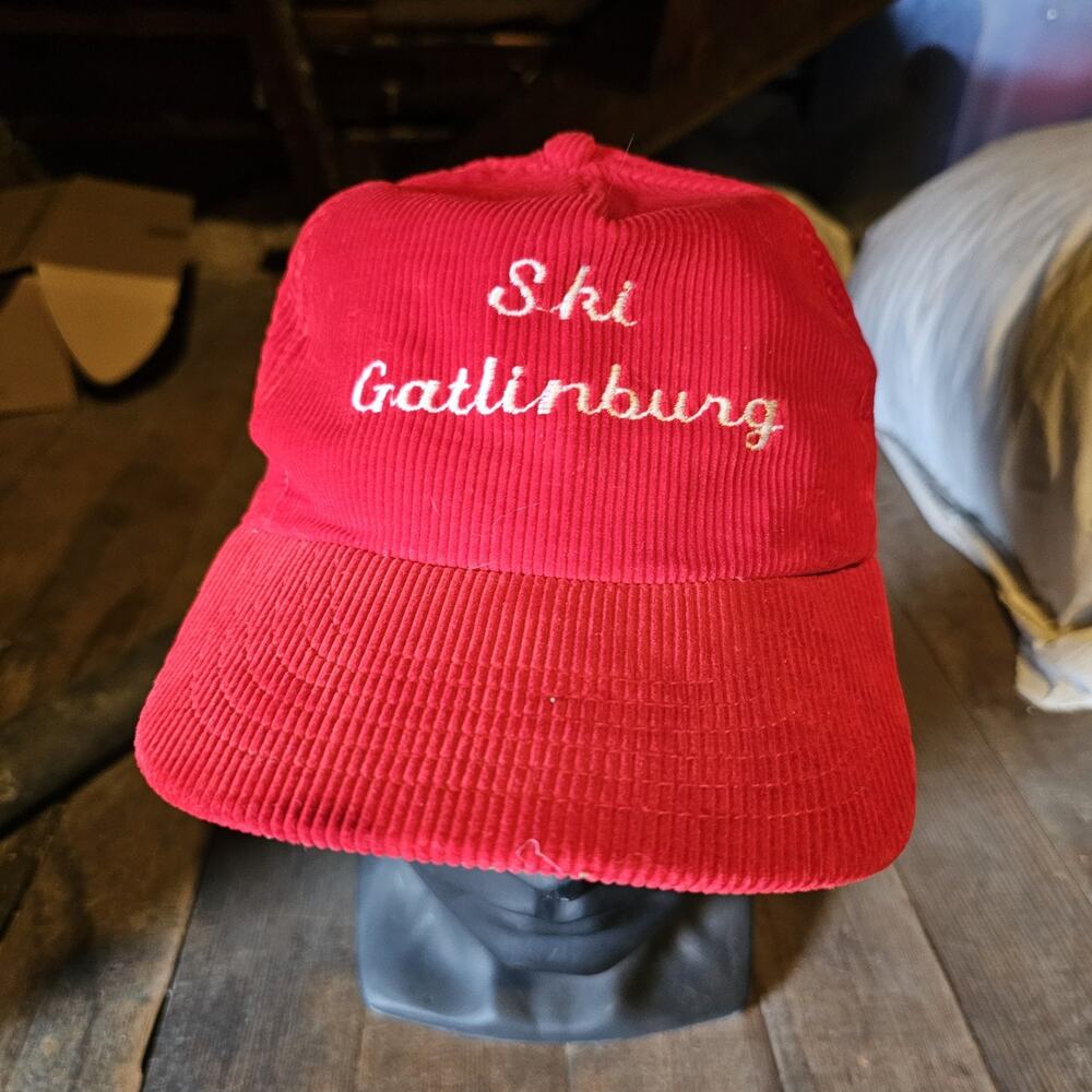 Ski Gatlinburg Tennessee Courdory Snapback Worker Trucker Vintage Retro Dad Hat